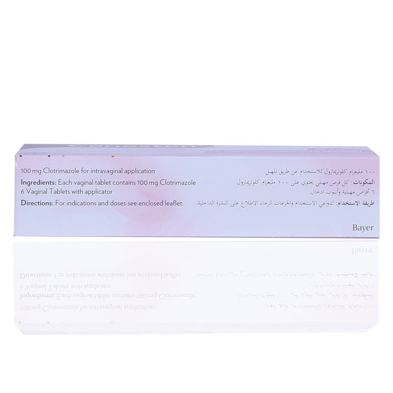 Canesten Vaginal Tablets 6'S 0.1g