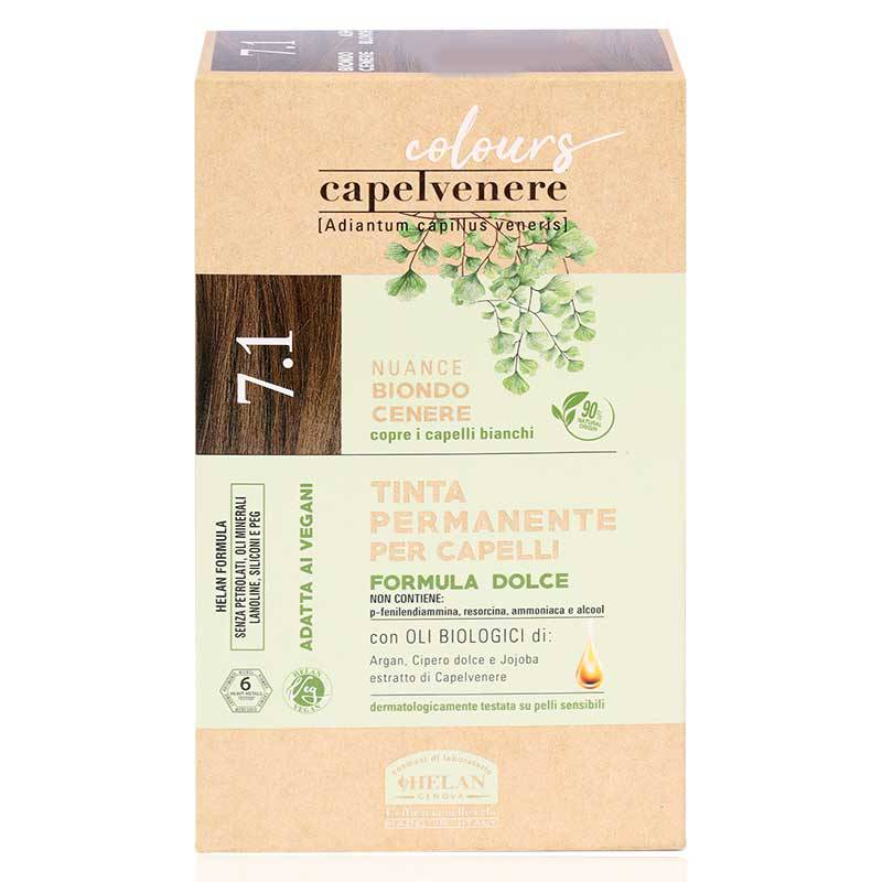 Capelvenere Permanent Hair Dye-Ash Blond 7.1N
