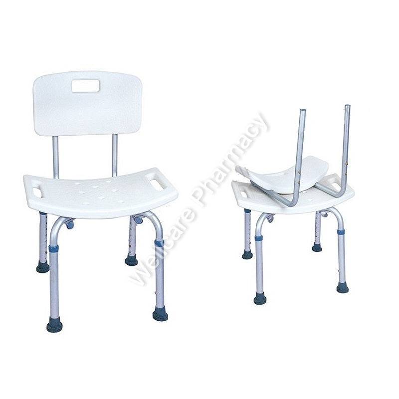 Caremax Ca351l Shower Chair With Back Tool Free