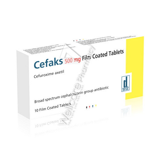 Cefaks 500Mg Tablets 10'S