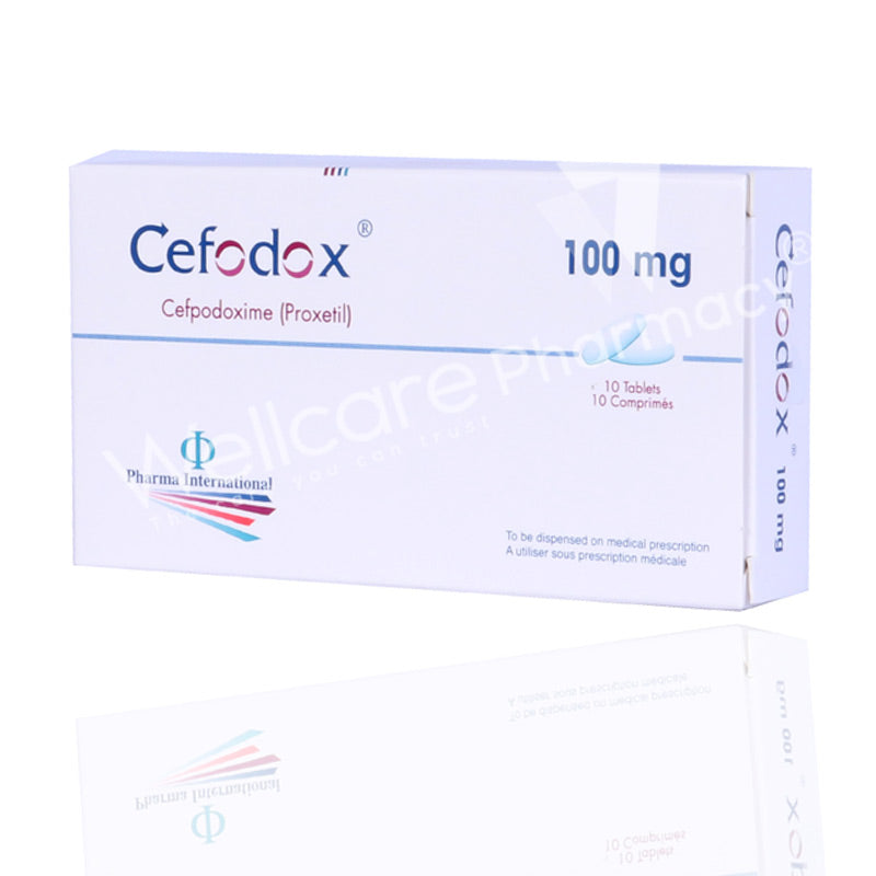Cefodox 100mg Tablets 10'S