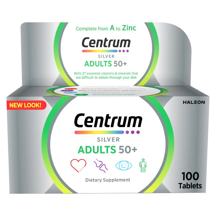 Centrum Silver Adults 50+ Tablets 100'S - Wellcare Pharmacy