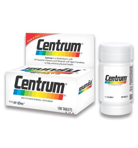 Centrum With Lutein Tablets 100'S - Wellcare Pharmacy