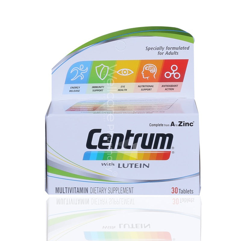 Centrum With Lutein Tablets 30'S