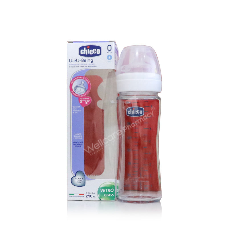 Chicco Glass Feeding Bottle 240ml