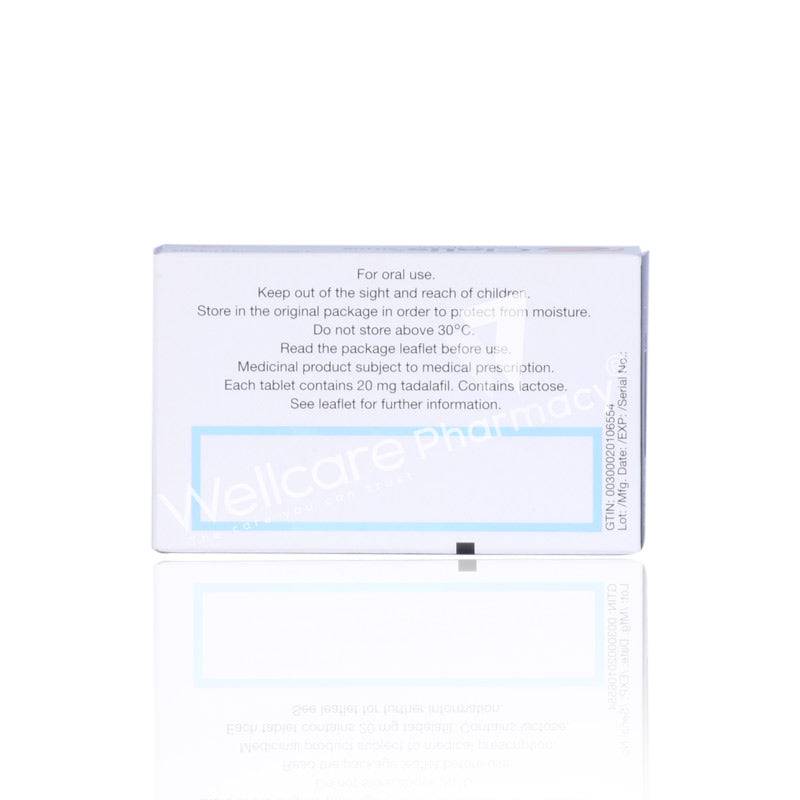 Cialis 20Mg Tablets 4'S - Wellcare Pharmacy