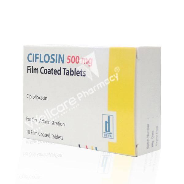 Ciflosin 500Mg Tablets 10'S