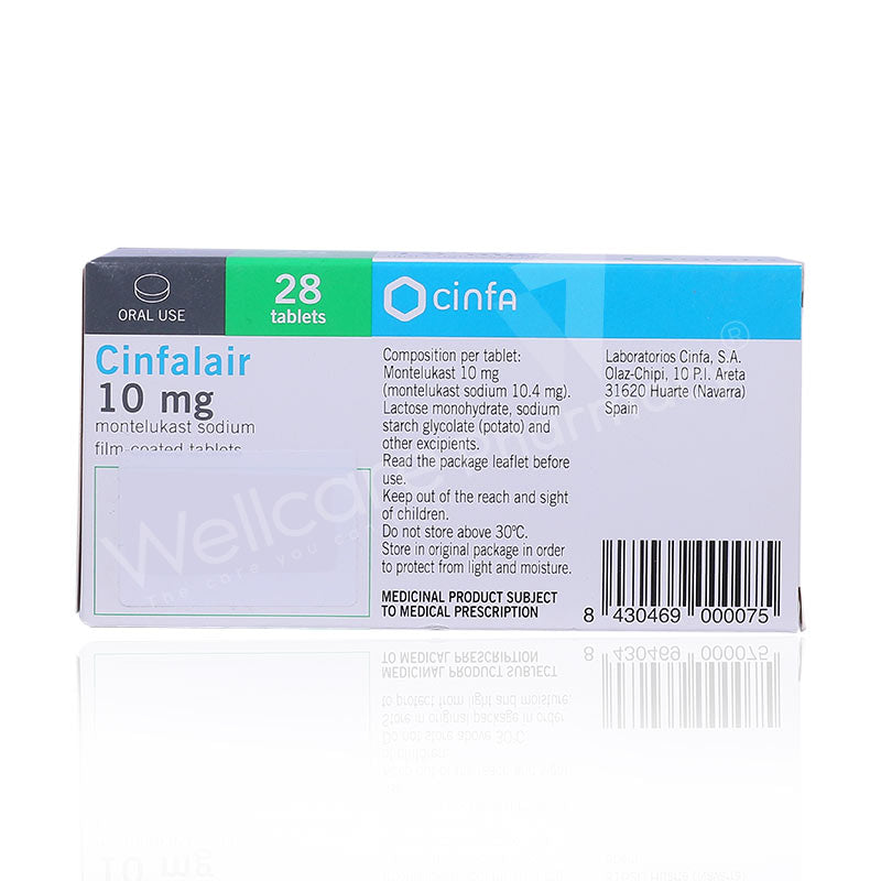 Cinfalair 10Mg Tablet 28'S