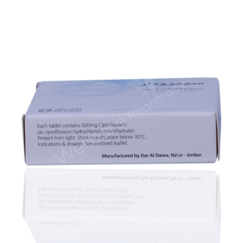 Ciprodar 500Mg Tablets 10'S