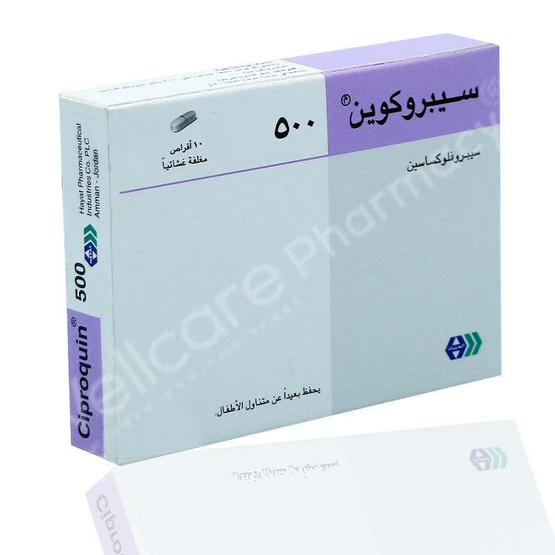 Ciproquin 500mg Tablets 10'S