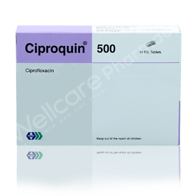 Ciproquin 500Mg Tablets 10'S