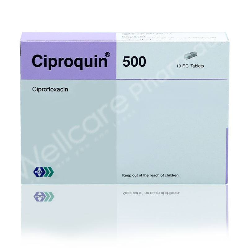 Ciproquin 500Mg Tablets 10'S