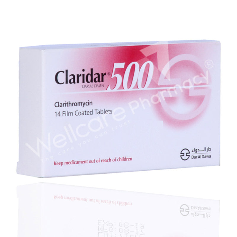 Claridar 500Mg Tablets 14'S