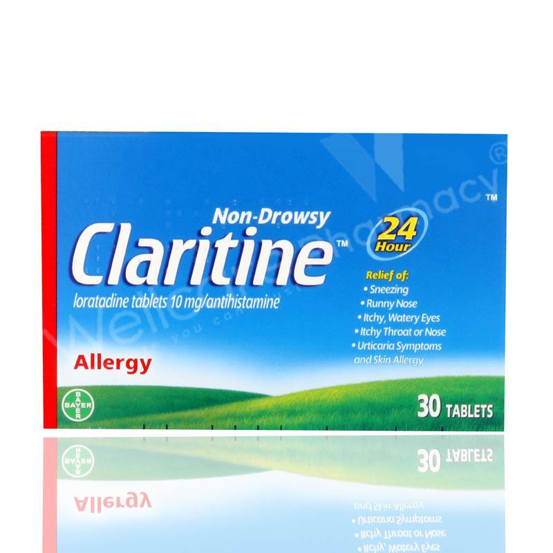 Claritine 10Mg Tablets 30'S - Wellcare Pharmacy