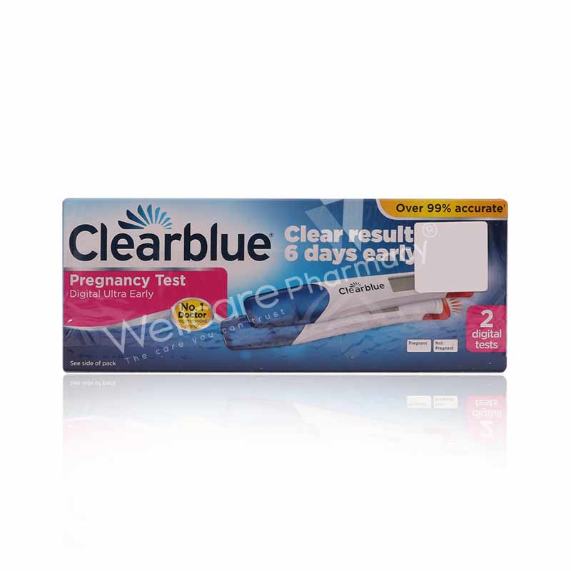 Clearblue Digital Ultra Early Pregnancy Test 2'S - Wellcare Pharmacy