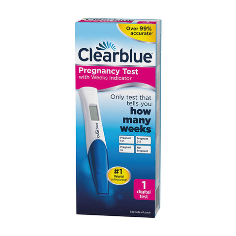 Clearblue Weeks Indicator Pregnancy Test 1'S - Wellcare Pharmacy