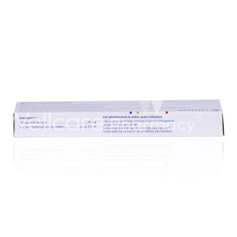 Clexane 4000 Anti-Xa Iu/0.4Ml 2'S