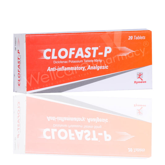 Clofast P 50Mg Tablets 20'S