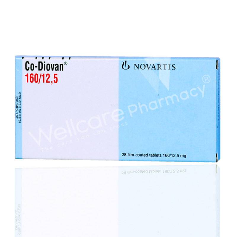 Co Diovan 160/12.50Mg Tablets 28'S - Wellcare Pharmacy
