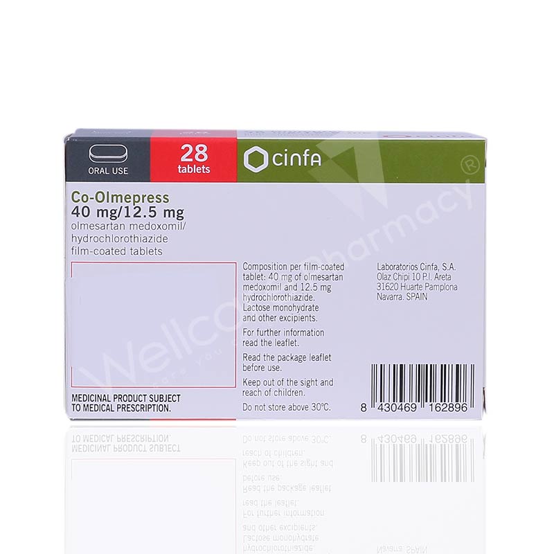 Co-Olmepress 40Mg/12.5Mg Tablets 28'S