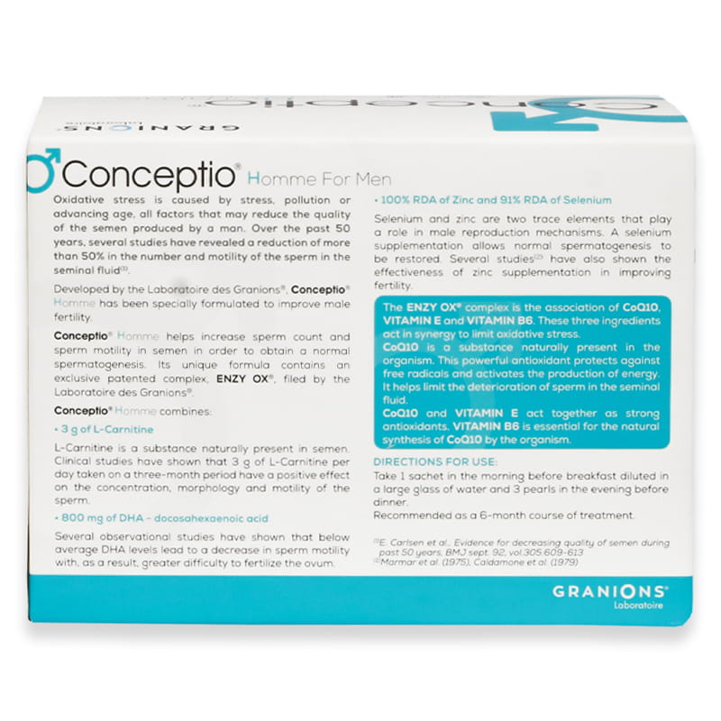 Conceptio Homme For Men 90 Capsules+30 Sachets