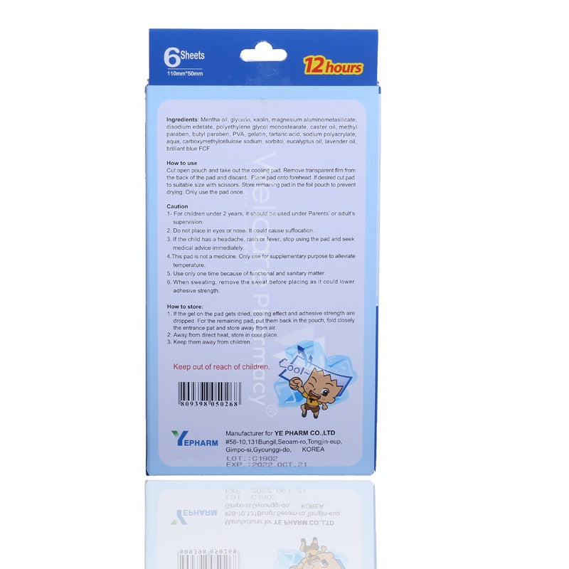 Cool Peace Ice Cool Sheet 6'S