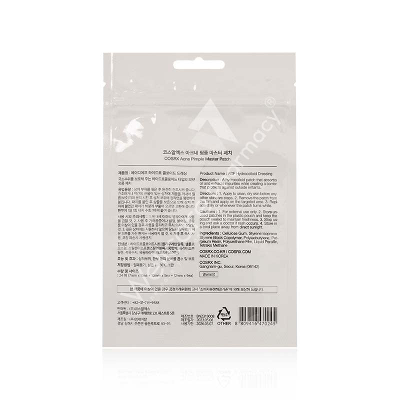 Cosrx Acne Pimple Master Patch 24'S - Wellcare Pharmacy