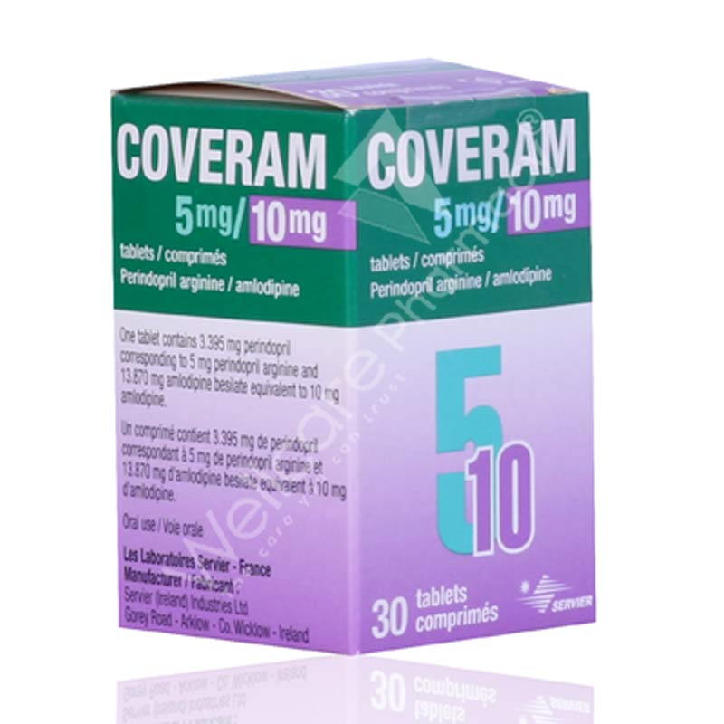 Coveram 5mg/10mg Tablets 30'S