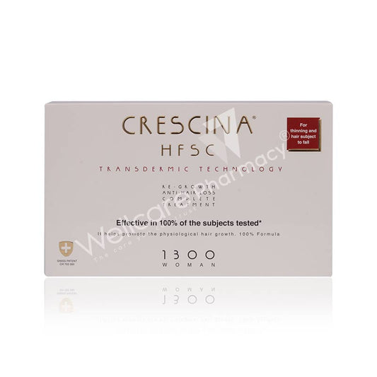 Crescina Hfsc Transdermal Technology Complete Treat Woman 1300 Amp 10+10X3.5Ml