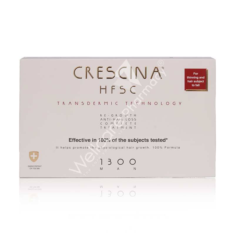 Crescina Hfsc Transdermic Technology Complete Treatment 1300 Amp 10+10X3.5Ml