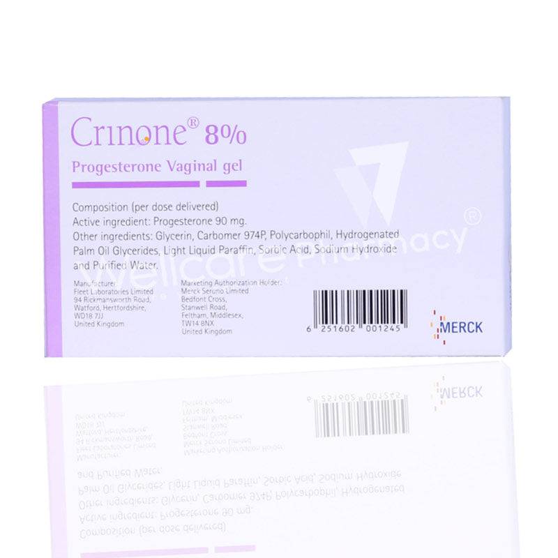 Crinone 8% Vaginal Gel 15'S - Wellcare Pharmacy