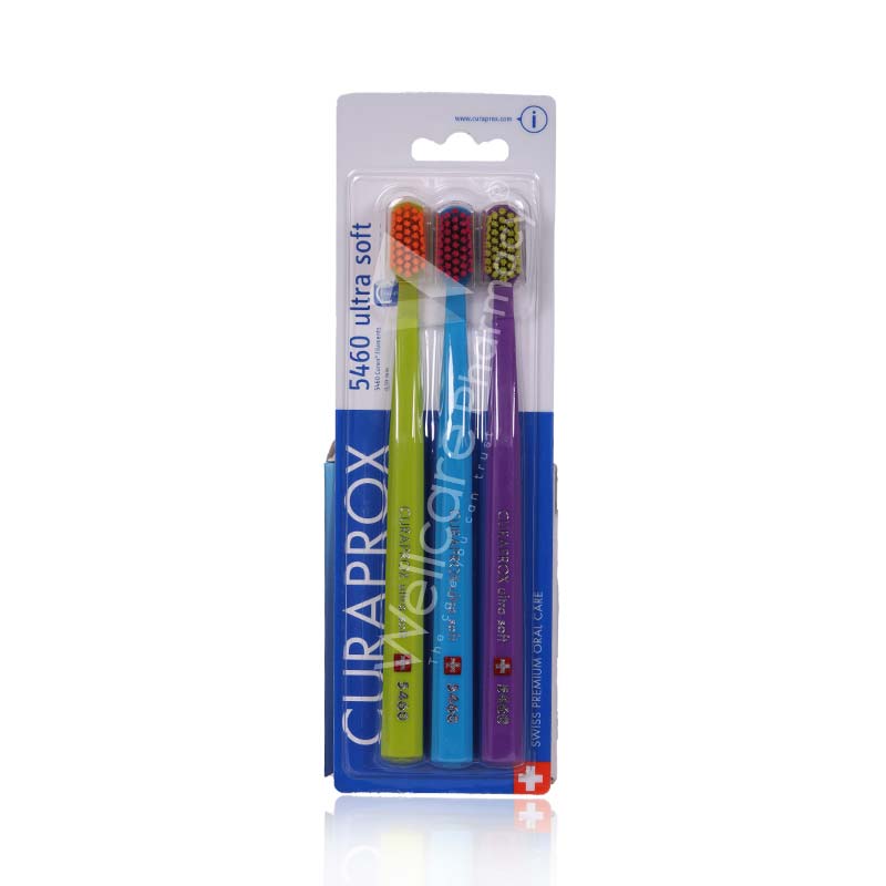 Curaprox 5460 Ultra Soft Tooth Brush Pack Of 3'S