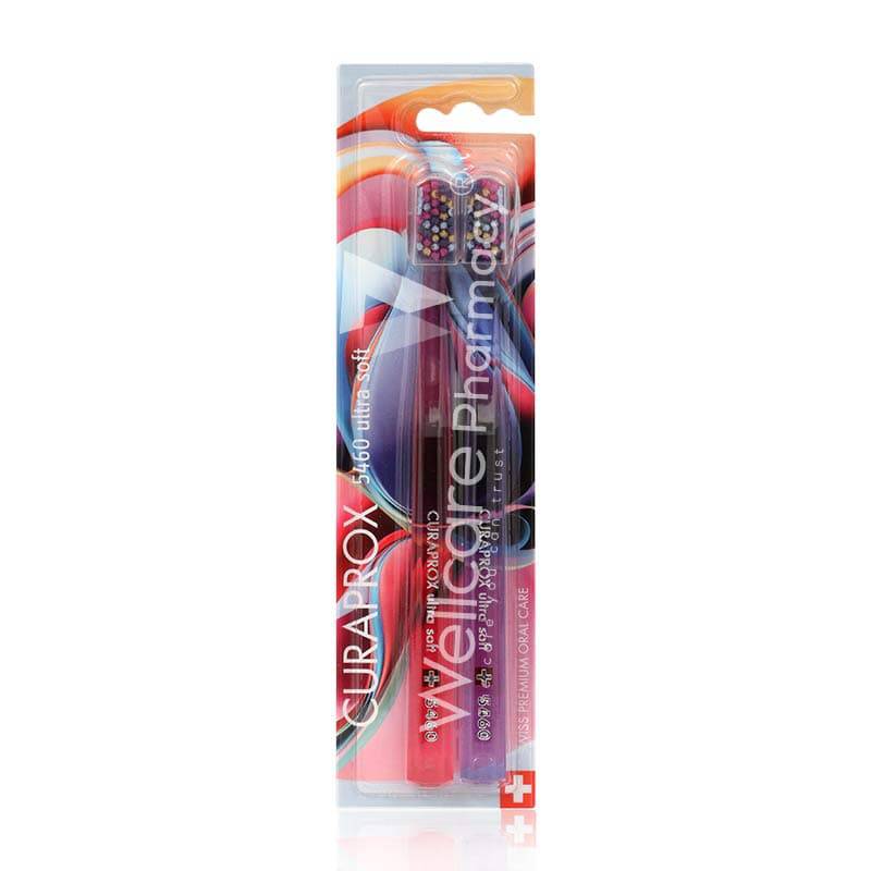 Curaprox Cs 5460 Duo Colorful Curls Edition Ultra Soft Toothbrush
