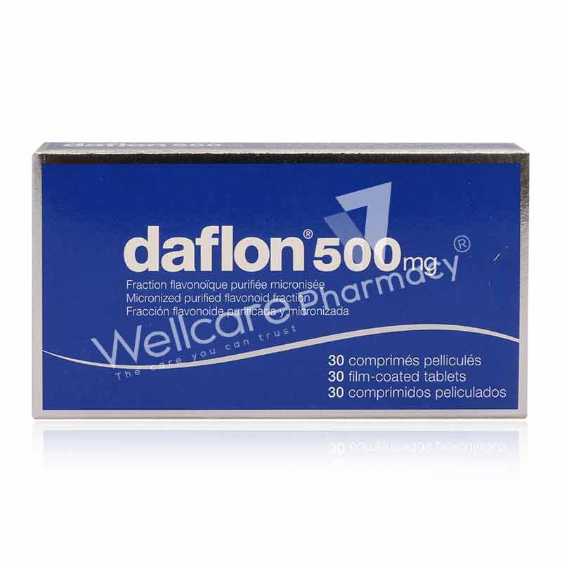 Daflon 500mg Tablets 30'S