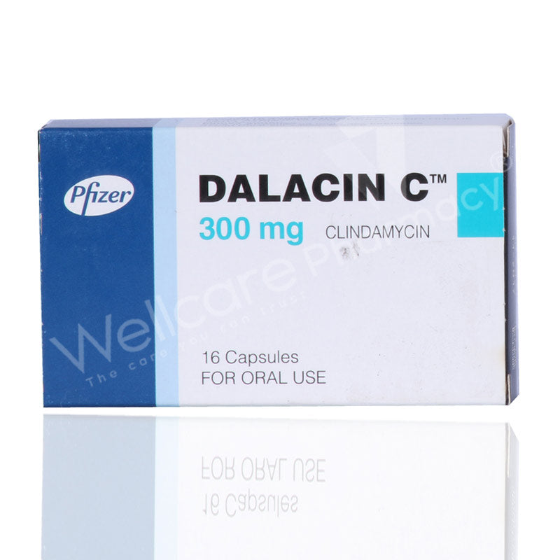 Dalacin C 300mg Capsules 16'S