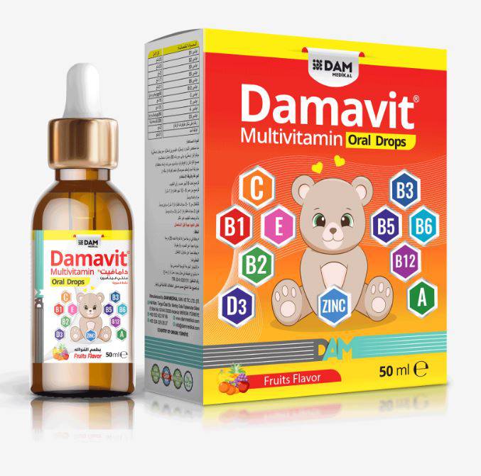 Damavit Multivitamins Oral Drops 50Ml