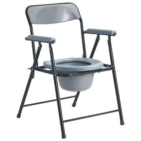 Dayang Powder Coated Steel Foldable Commode Chair