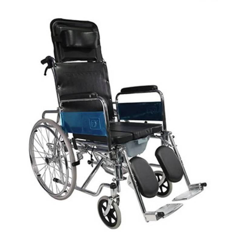 Dayang Steel Commode Wheel Chair Cp Reclining High Back