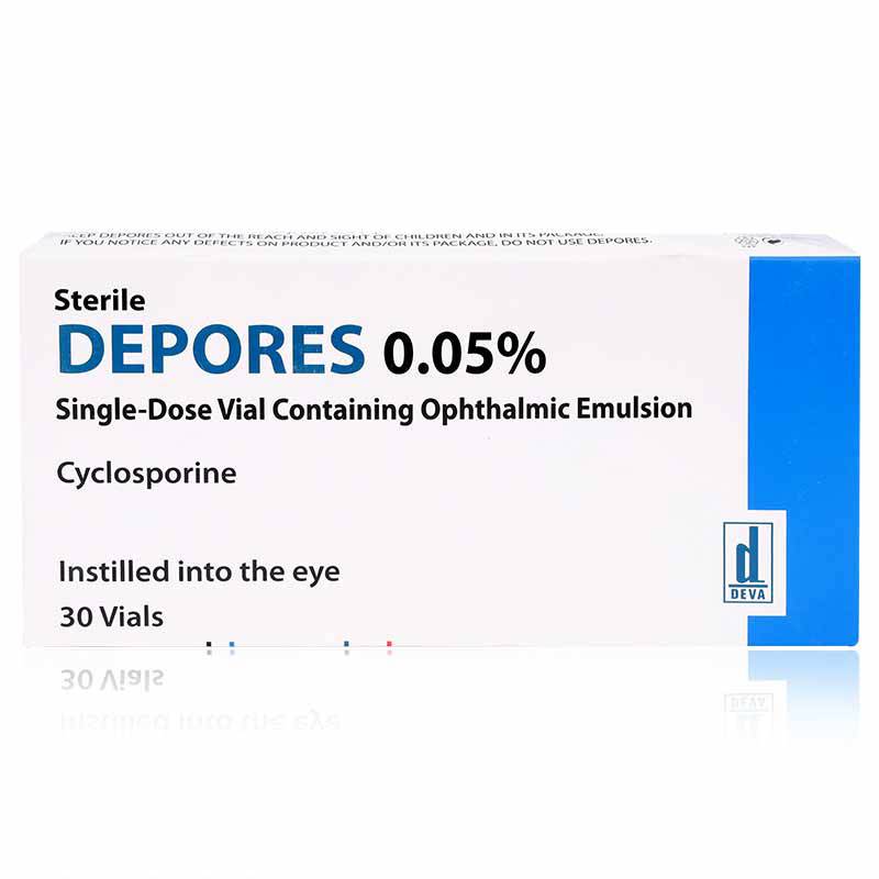 Depores 0.05% Ophthalmic Emulsion Vials 30'S