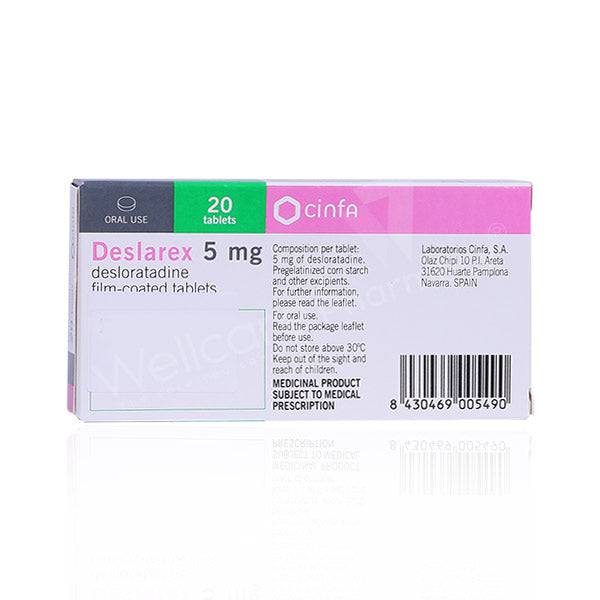 Deslarex 5Mg Tablets 20'S