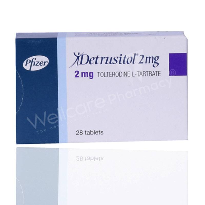 Detrusitol 2Mg Tablets 28'S - Wellcare Pharmacy