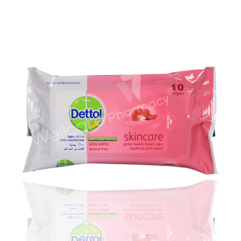 Dettol Skincare Anti-Bacterial Wipes 10'S