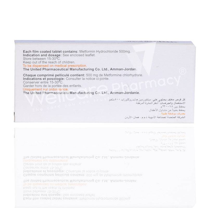 Diaphage 500Mg Tablets 50'S - Wellcare Pharmacy