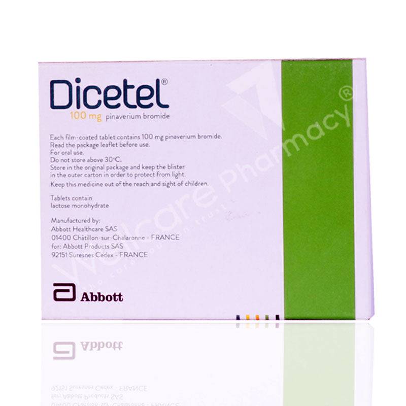 Dicetel 100Mg Tablets 20'S - Wellcare Pharmacy