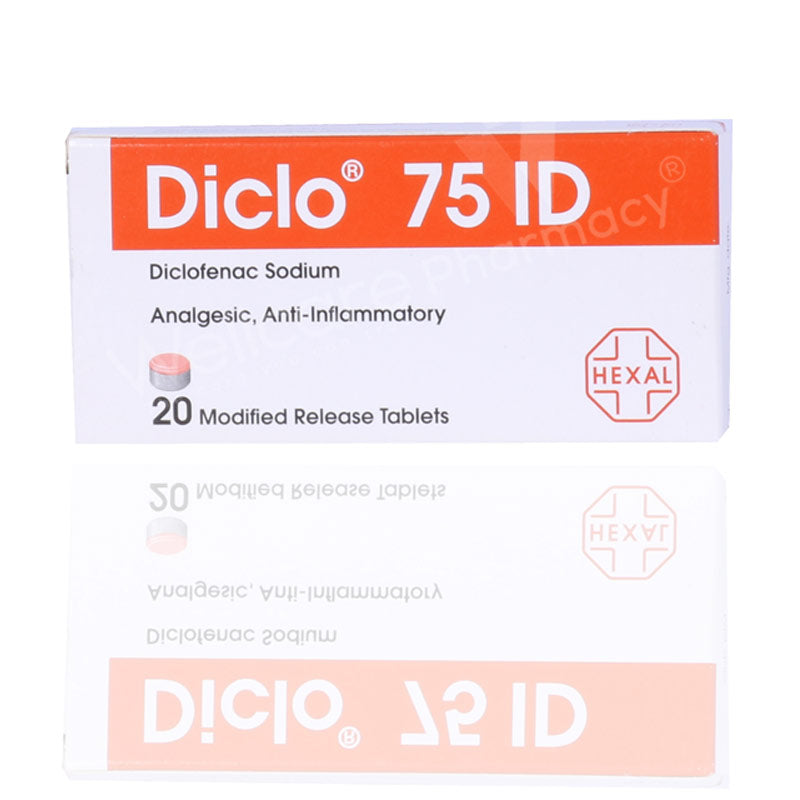 Diclo 75 Id Tablets 20'S