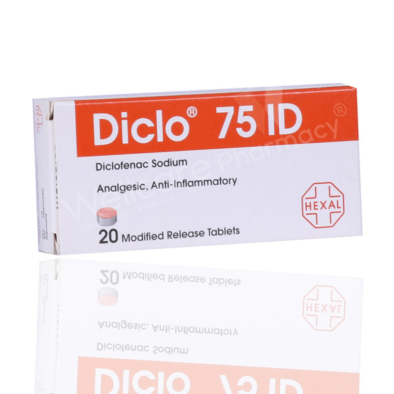 Diclo 75 Id Tablets 20'S