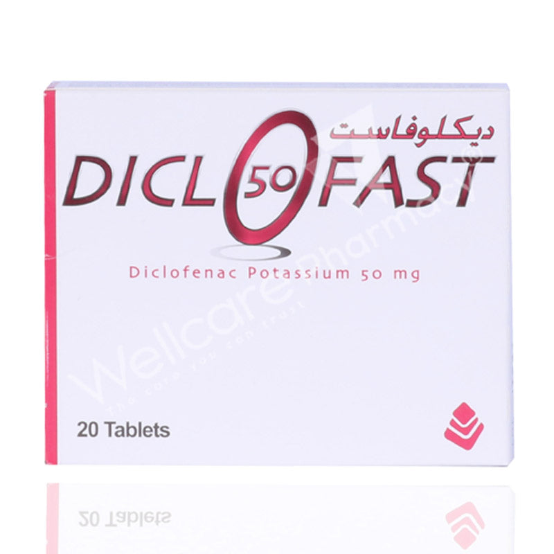Diclofast 50Mg Tablets 20'S