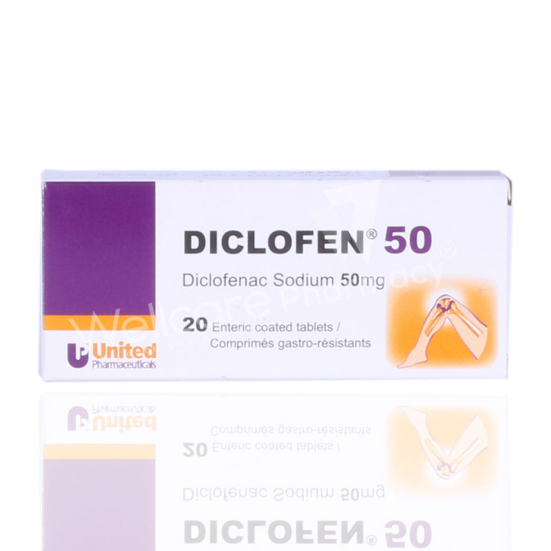 Diclofen 50Mg Tablets 20'S