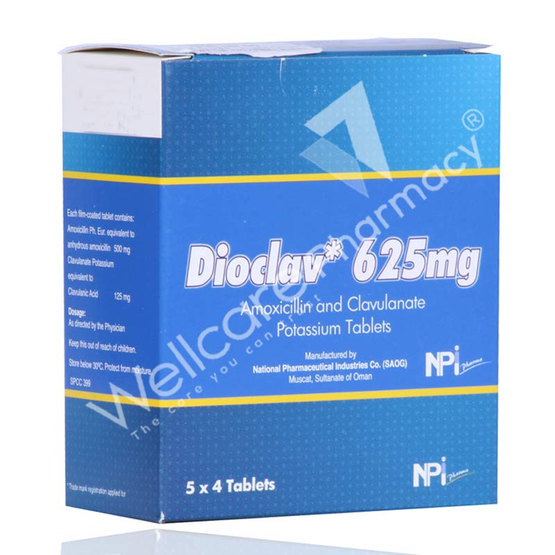 Dioclav 625Mg Tablets 20'S