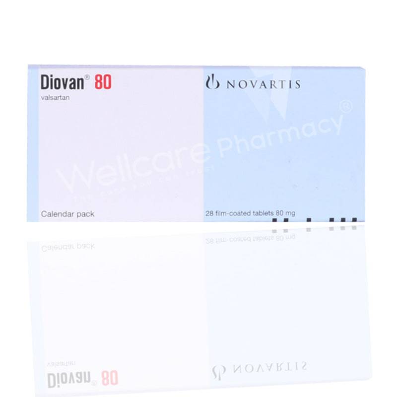 Diovan 80Mg Tablets 28'S - Wellcare Pharmacy
